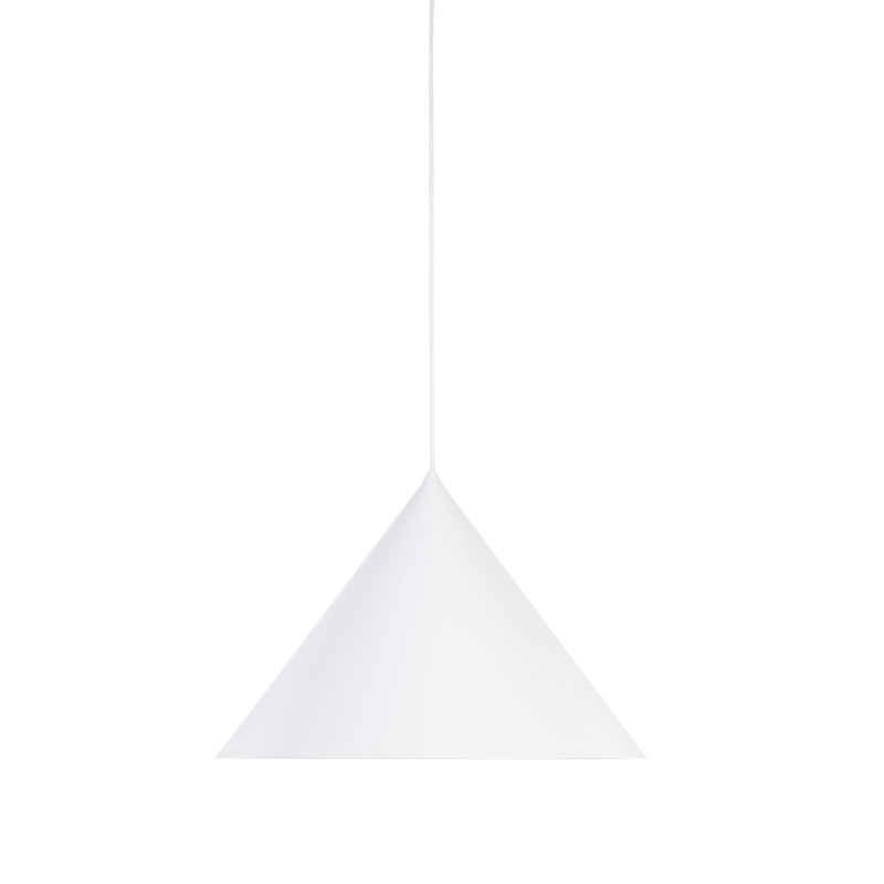 CONO Pendant Lamp XL, White, 67" H x 20" W