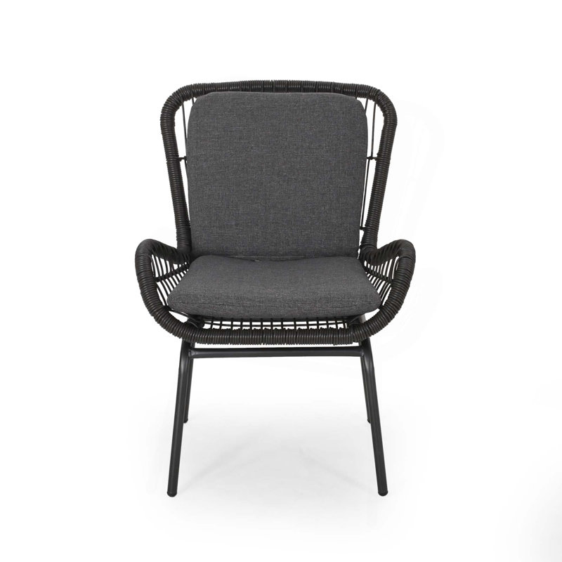 Chaise d'appoint contemporaine à la mode, Gris