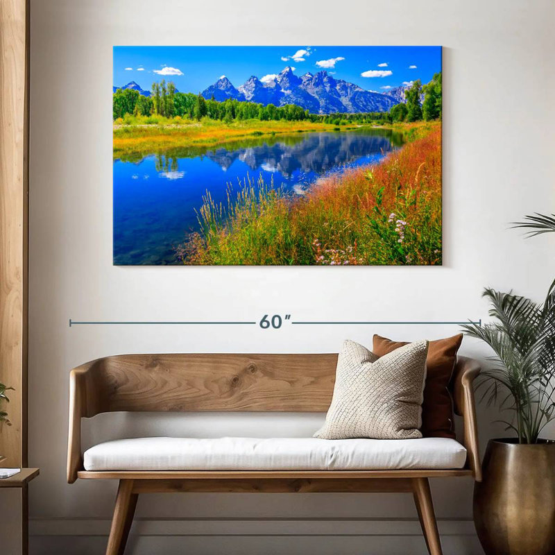 Alvord Picturesque Grand Tetons, 32" H x 48" W