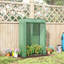 Aaronarthur 100 x 50 x 150cm Tomato Greenhouse for Plants PE Cover Green