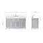 Ensemble de meuble-lavabo simple 61 po Bodhin-1275747446