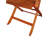 Foldable Patio Dining Set, 4 Folding Chairs