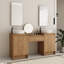 Ensemble de meuble-lavabo double 64 po avec comptoir en céramique Bellmead-1809832832