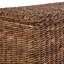 Coffre de rangement tissé en osier de rotin