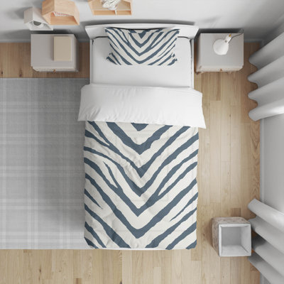 Zebra Stripe Comforter Set