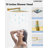 RelaxaJet Thermostatic Shower System 12" Wall Mounted High-Pressure Rainfall Shower Head with Handheld Shower,Body Jet-92522943