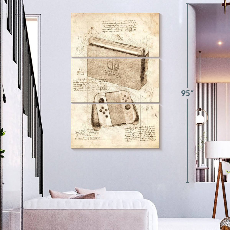 Keiraleigh Nintendo Switch Docked, 74" H x 48" W