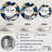 Vibrant Blue And Gold Agate II - Modern Round Mirror Wall Decor_MTMIR57355-2031728578