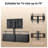 Modern Led Tv Stand With Mount And Power Outlet, With 6 Drawers,tv Mount For 32/45/55/60/65/70/75 Inch Tvs,entertainment Center For Living Room,bedroom-1097393251