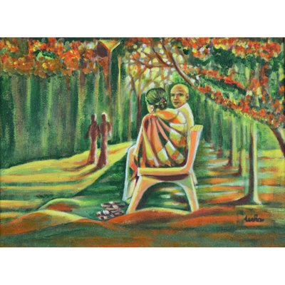 Twilight Year - Acrylic Painting | Acrylic On Canvas | By Usha Shantharam