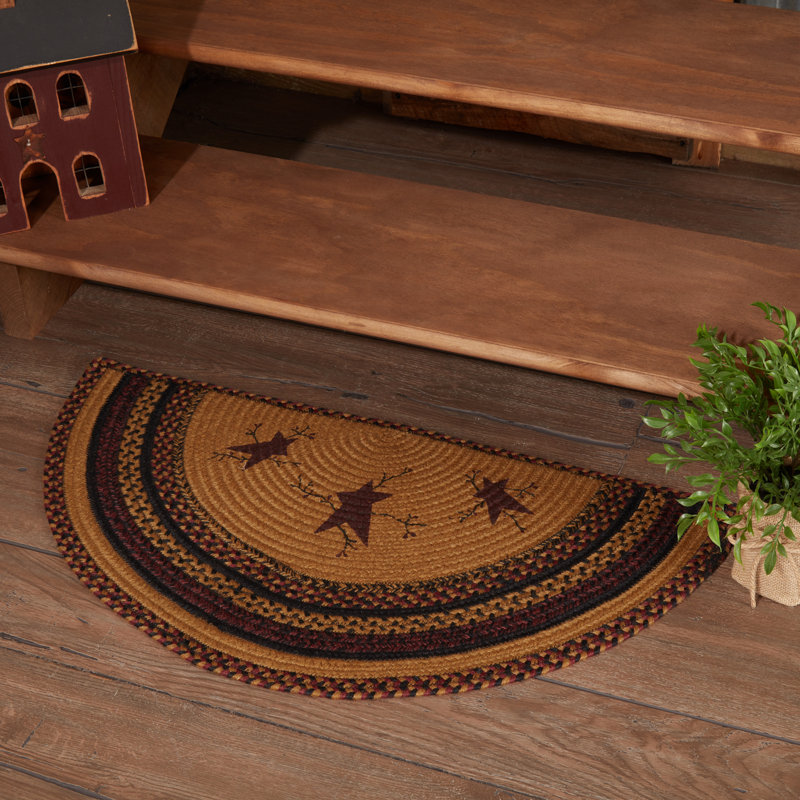 Tapis d'entrée en jute 33 po x 16,5 po Heritage Farms Star and Pip