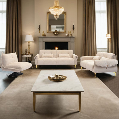 3-Piece Living Room Sofa Set by Mercer41