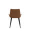 Chaises de salle à manger Modern Brown - Pieds en métal épais pour une durabilité ergonomique-1426256592-1426256594