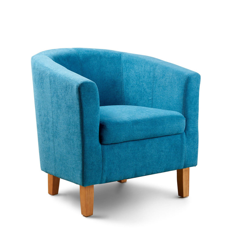 Bedford 67cm Tub Accent Occasional Chair, Teal