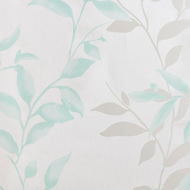 Burnout Printed Curtain Panel(Only 1 Pc Panel), 50" W x 95" L, White/Blue