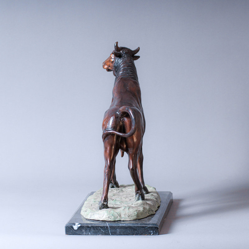 Sculpture de bison