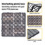 30 carreaux de terrasse imbriqués à carreaux, plancher en bois franc d'acacia carré 12 po x 12 po-114072916