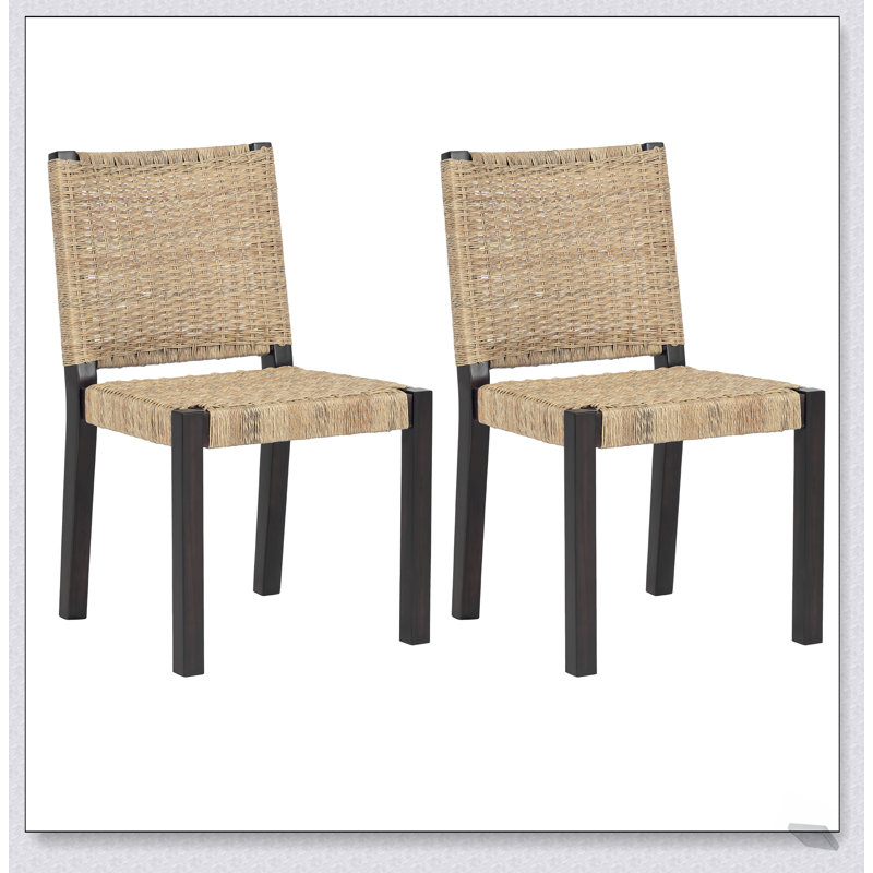 Ensemble de deux chaises de salle à manger Farmhouse