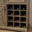 Buffet avec 2 tiroirs et supports à vin amovibles