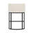 26" Upholstered Counter Stool with Metal Frame-123103705