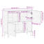 Sahab 80cm Sideboard