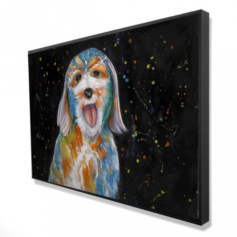 " Abstract Labradoodle ", 24" H x 36" W