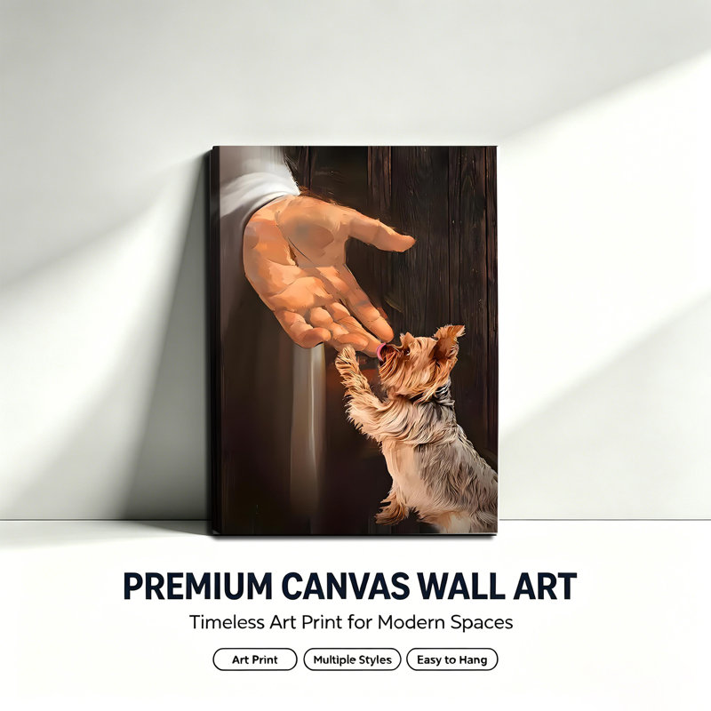 Les animaux de compagnie s'entendent bien, 20x30inch