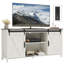 Tv Stand For Tvs Up To 70" with 2 Sliding Barn Doors and Built-In Charging Station-1939532039