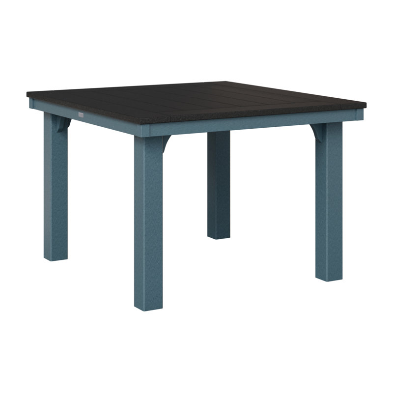 Homestead Outdoor Square Dining Table, Slate, Coastal Gray