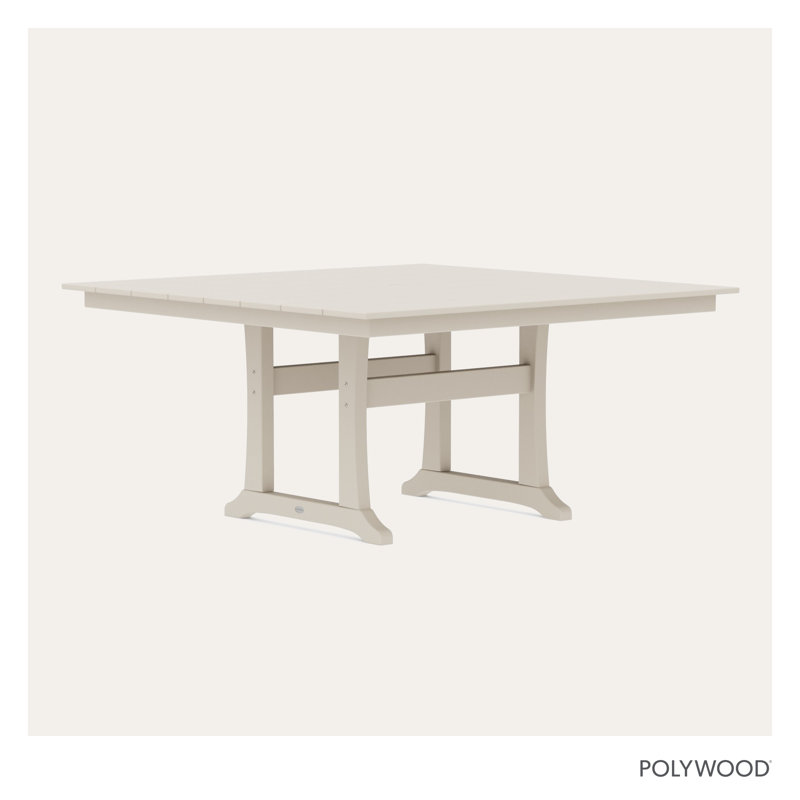Farmhouse Trestle Dining Table, Cream
