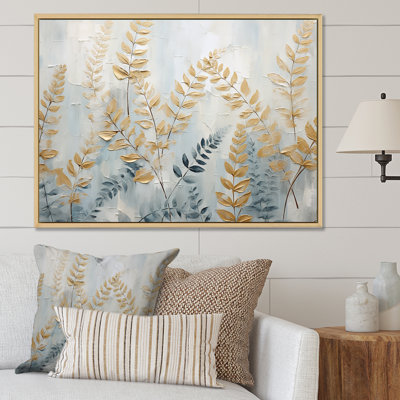 Golden Ferns Silent Gracefulness VII sur impression sur toile