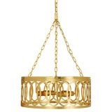 New Orleans 4 - Light Unique / Statement Drum Chandelier