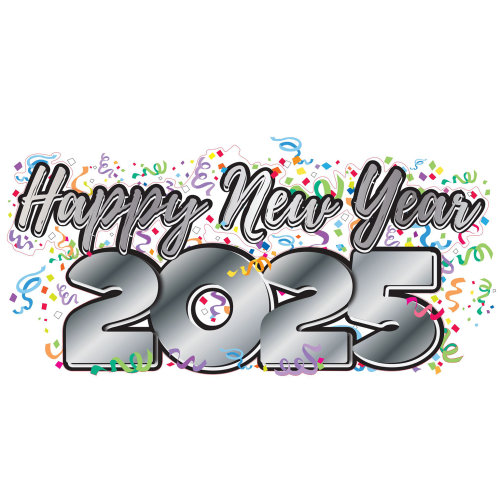 SC2517 - Happy New Year, Argent argent