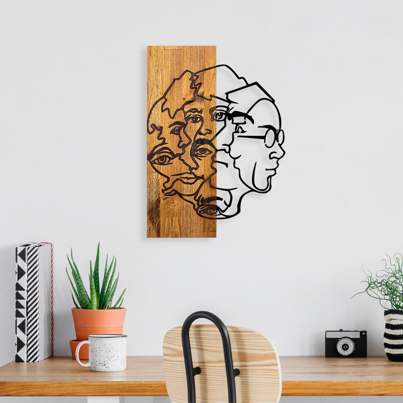 Décoration murale en bois
