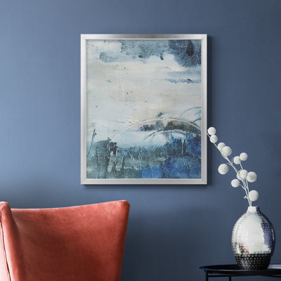 Toile encadrée haut de gamme Coastal Seas II - prête à être accrochée