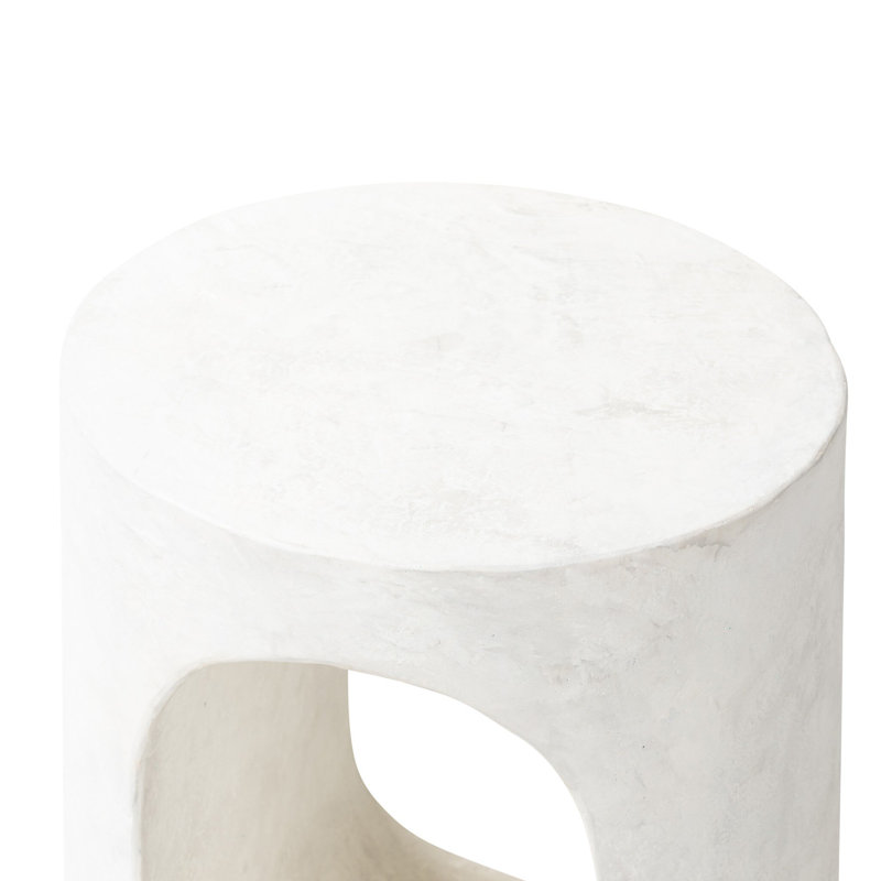 Samson End Table, White