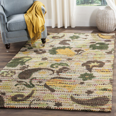 Veropeso Cedar Brook Hand Loomed Cotton Floral Rug