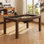 Table de jeu et de salle à manger convertible - Bureau polyvalent de 66 po x 36 po x 29,5 po avec surface de jeu doublée de feutre