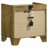 Packard Medium Oak 1-drawer Nightstand