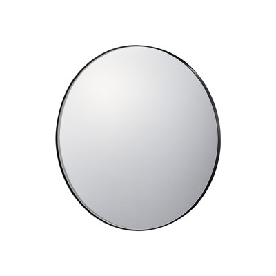 Wall Mounted Makeup Mirror, 0.15" Thick, 30 In Mirror With Aluminium Alloy Frame And Explosion-Proof Film, Scratch-Resistant Mirror With Z-Shaped Bracket, Fit For Bathroom/Bedroom/Living Room