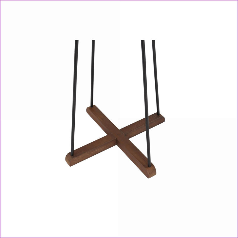 Coat Racks, Industrial Reclaimed Wood &amp; Metal with 8 Hooks | Natural | Wood + Stainless Steel