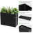 Tall Metal Cube Planter For Outdoor Plants 36" L, Heavy Duty Steel Large Planter Box With Removable Insert Shelf, Modern Décor For Tall Plants, Trees, Flowers-2090807569