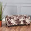 Rangement avec velours brun et design contemporain, l 39,00 po, P 19,00 po, H 16,25 po, assemblage requis, large, profond, haut, rangement intégré, facile