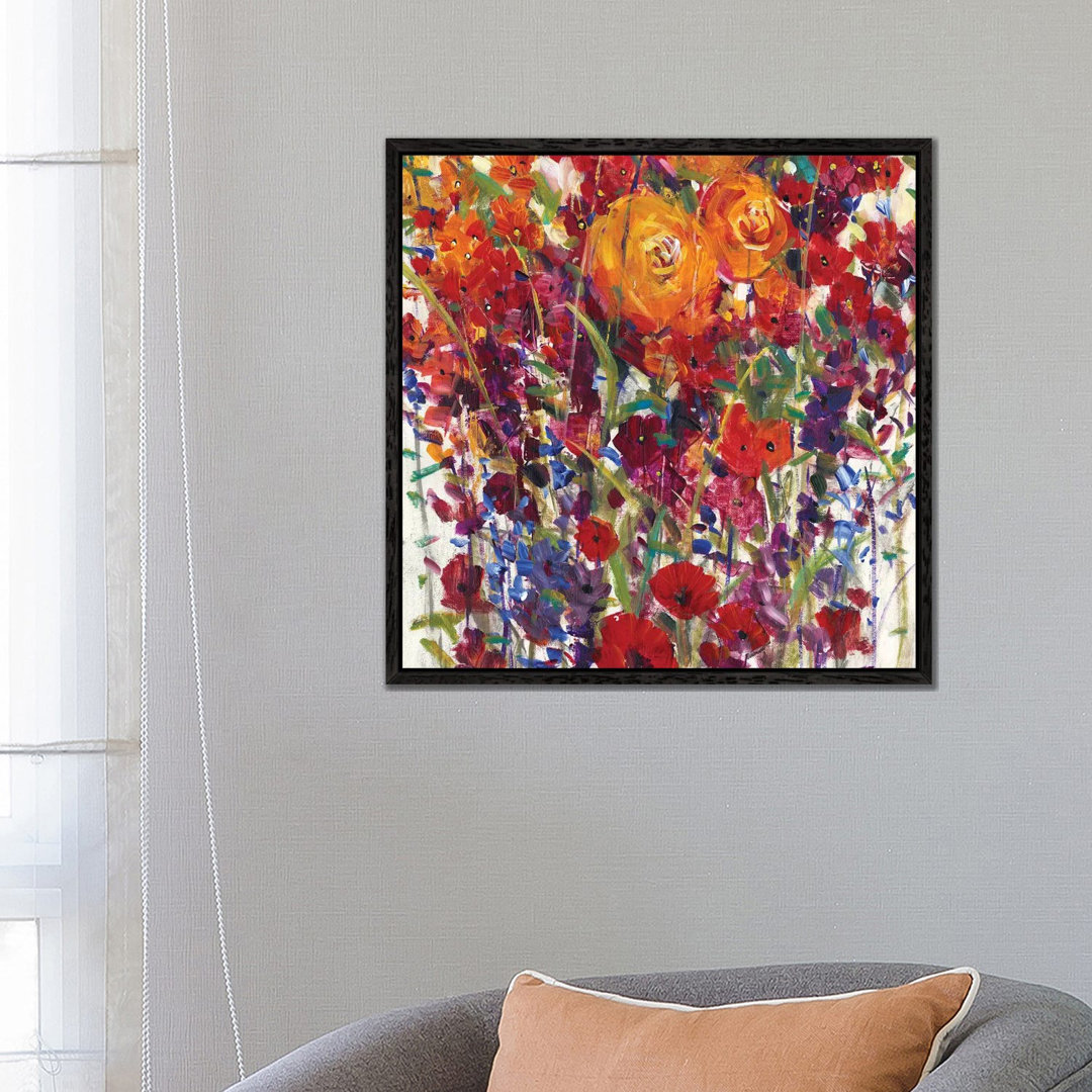 Gemischter Blumenstrauß III von Tim OToole - Galerie-verpackte Leinwand Giclée auf Leinwand