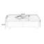 Table basse rectangulaire en bois manufacturé gris-2048553197