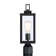 Topawa 1-light Matte Black Outdoor Post Light Kits Head with Clear Glass Shade