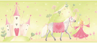 Papier peint à bordure princesse 20,5 'x 2 "York Kids IV