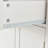 White Kitchen Island Cart With Solid Wood Construction, 4 Door Cabinet, 2 Drawers, Spice & Towel Rack, Locking Wheels - White, Counter For Kitchen, Wheel Design-1966169834