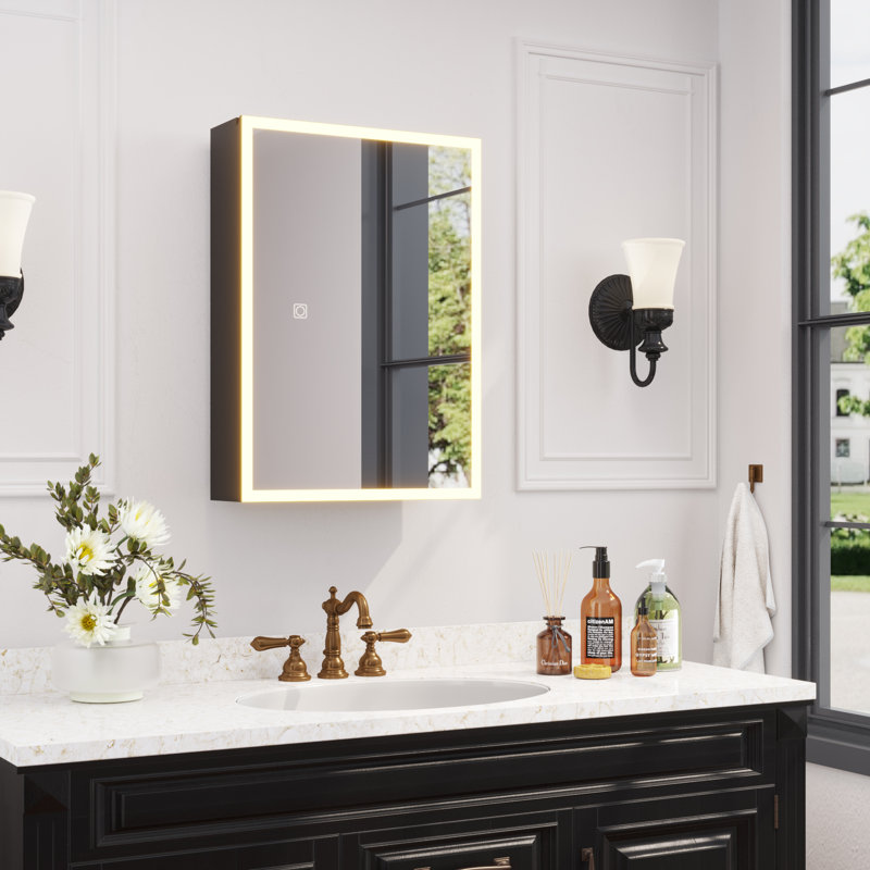 Armoire de salle de bain avec miroir