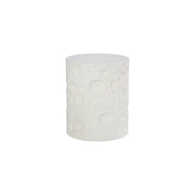 Crater Side Table, Black Stone